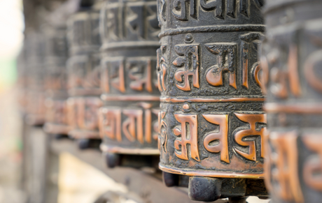 Our Hand made tibetan prayer wheel