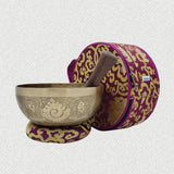 Tibetan Singing Bowls with Hand Etched Mantras and Symbols