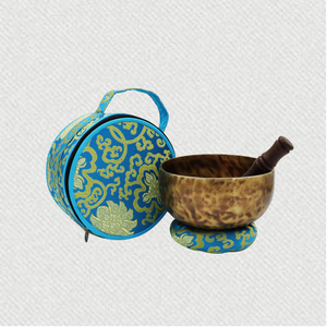 7” Antique Hand-hammered Tibetan Singing bowl  for chakra healing