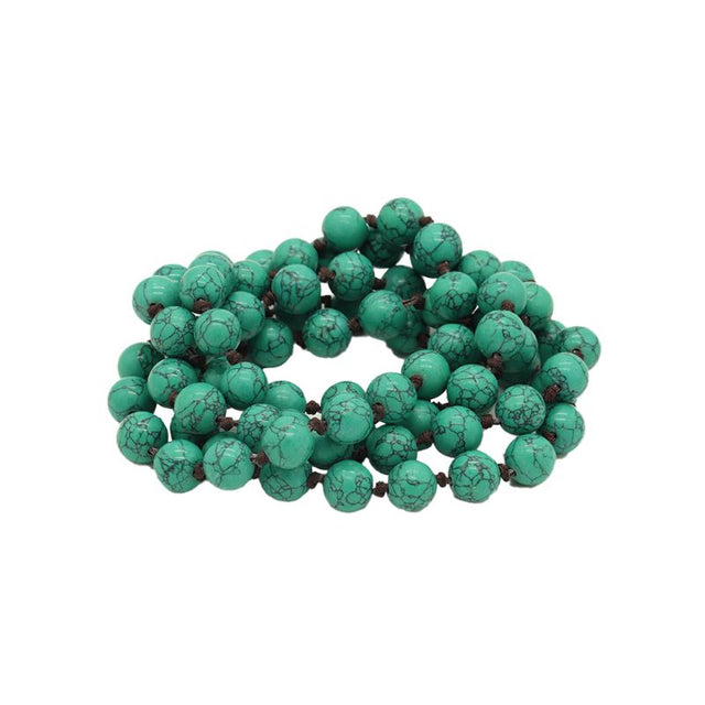 108 buddhist malachite stone mala beads 