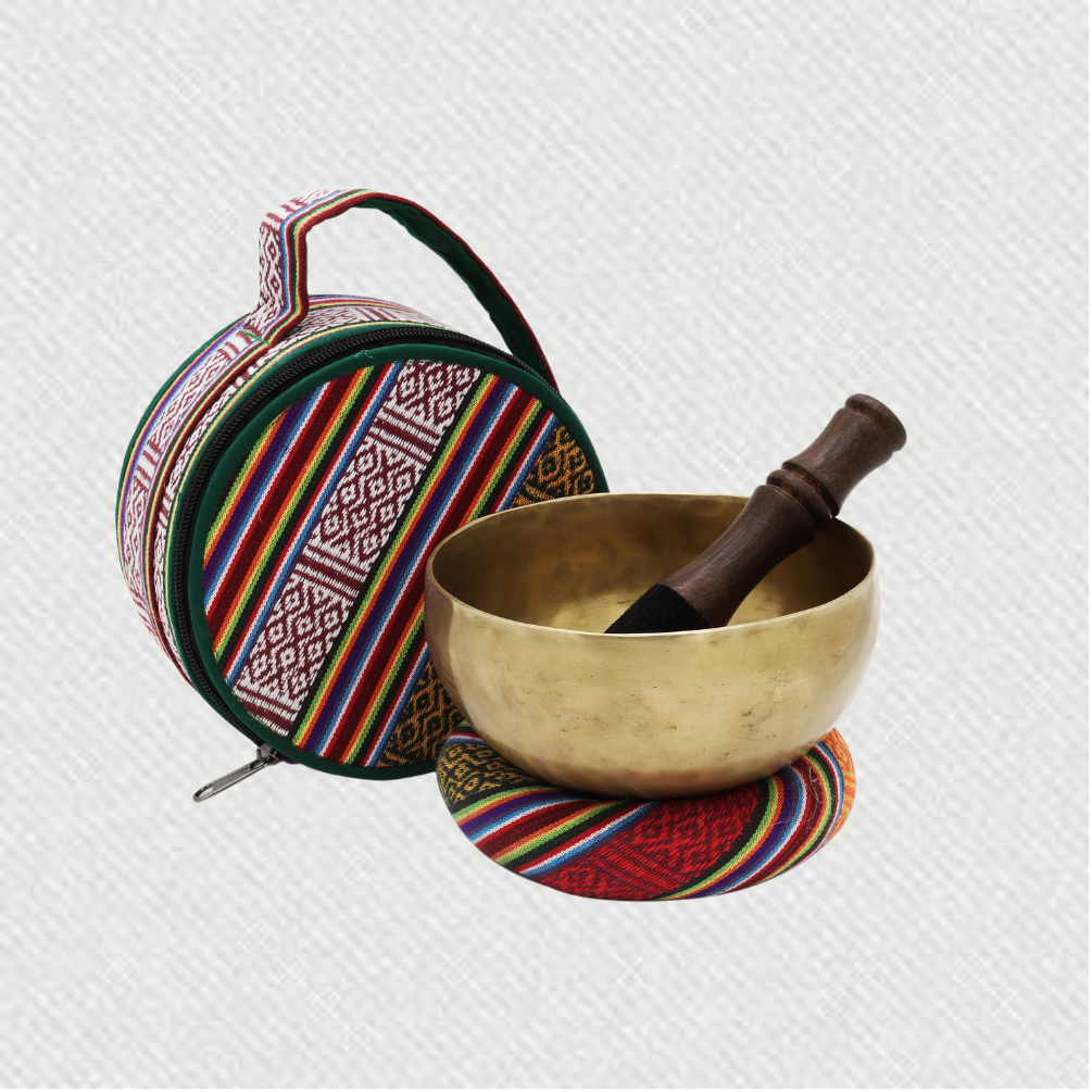6”bAntique Hand-hammered Tibetan Singing bowl  for Zen & Chakra Healing