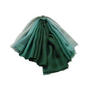 Luxury pure cashmere scarf, pashmina wrap, shaded design ring shawl.