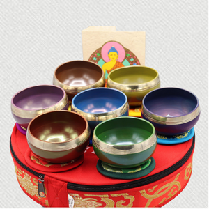 Chakra Set Tibetan Singing Bowl