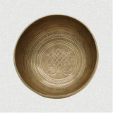 Authentic Tibetan Singing bowl with hand etched for sale