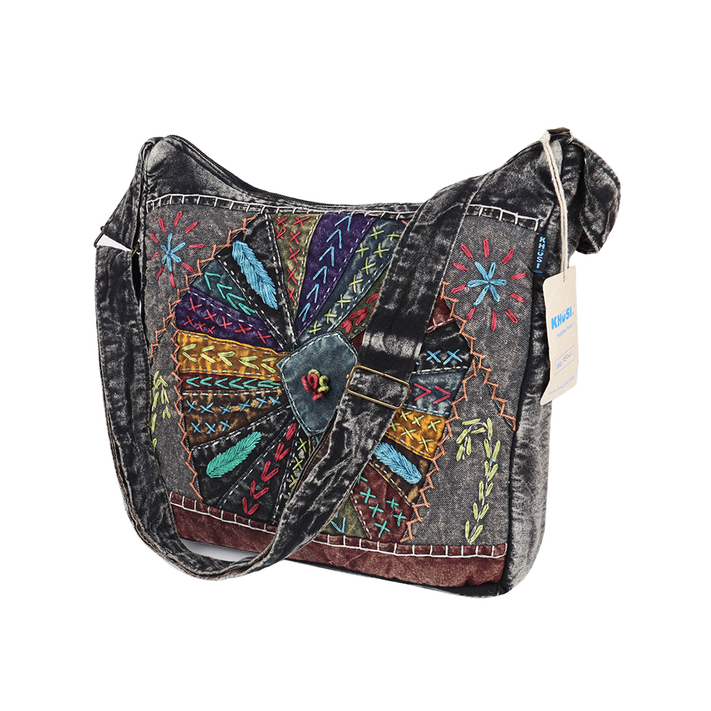 Pink Shoulder Bag Handmade Embroidered Elephant Boho Bohemian Hippie Tote  Gypsy Beach Bag : Clothing, Shoes & Jewelry - Amazon.com