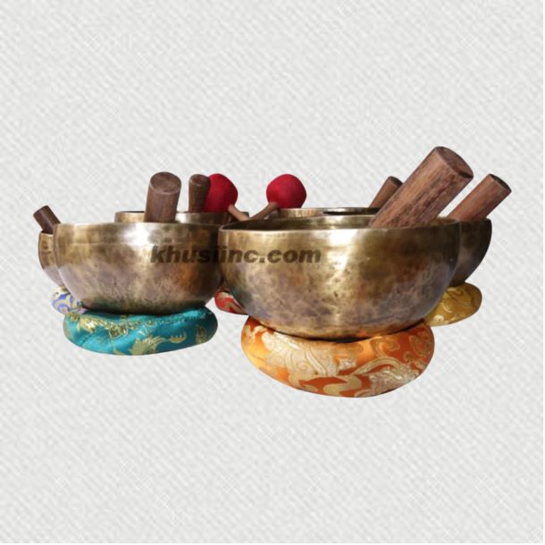 authentic buddhist singing bowl set