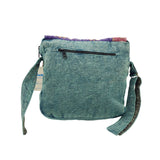 back view of boho hippie bags