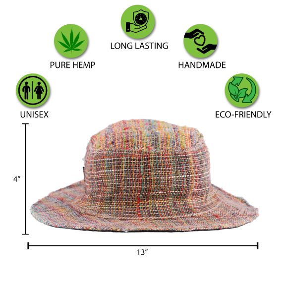 long lasting unisex hemp sun hat