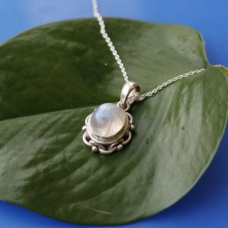 Silver Moonstone Pendant