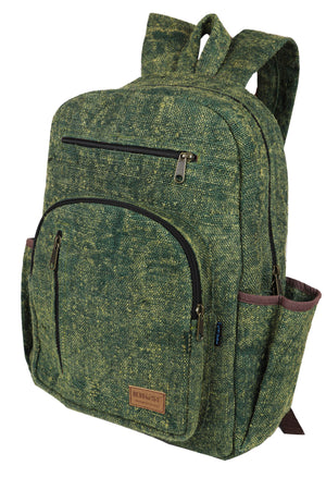 Wild hemp, multipurpose laptop backpack, Eco-friendly outdoor day bags.