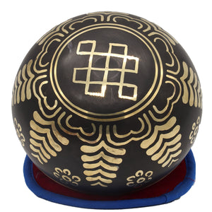 6” Antique Hand-hammered Tibetan Singing bowl for Zen Practice - Khusi 