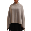 women wearing 100% pure cashmere winter poncho