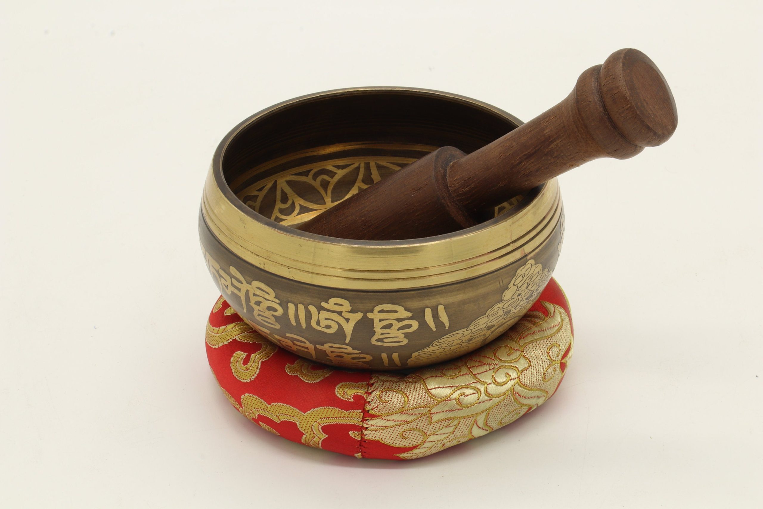 3.6” Antique Hand- hammered Tibetan Singing bowl for ZEN practice - Khusi
