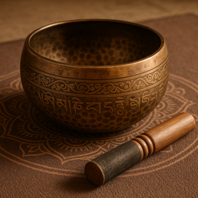 Handmade Tibetan Singing Bowl from Nepal for Meditation